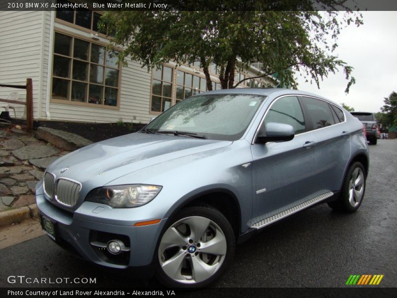 Blue Water Metallic / Ivory 2010 BMW X6 ActiveHybrid