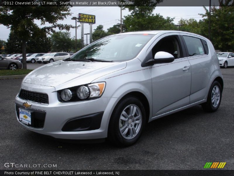 Silver Ice Metallic / Jet Black/Dark Titanium 2012 Chevrolet Sonic LT Hatch