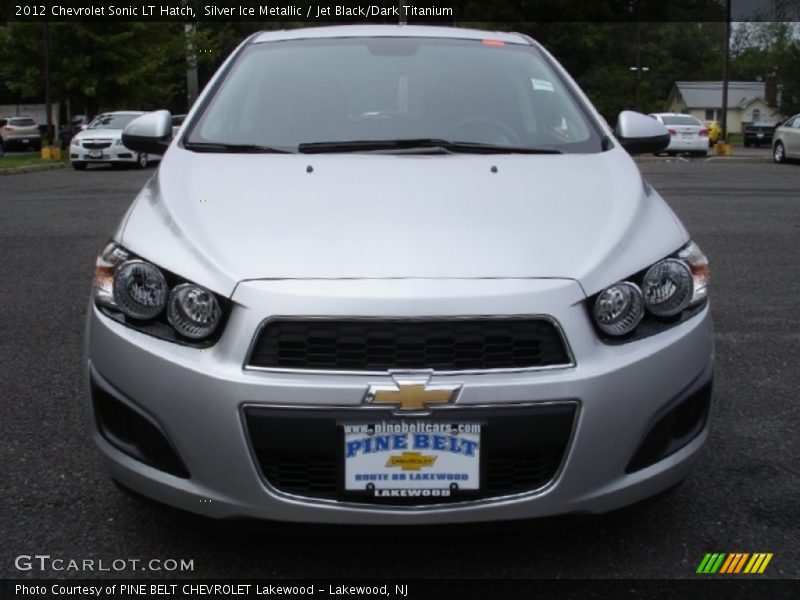 Silver Ice Metallic / Jet Black/Dark Titanium 2012 Chevrolet Sonic LT Hatch