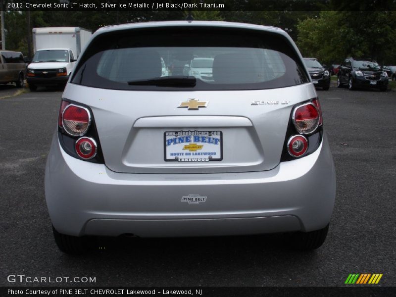 Silver Ice Metallic / Jet Black/Dark Titanium 2012 Chevrolet Sonic LT Hatch