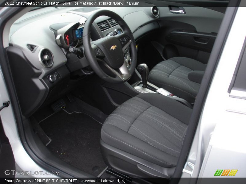  2012 Sonic LT Hatch Jet Black/Dark Titanium Interior