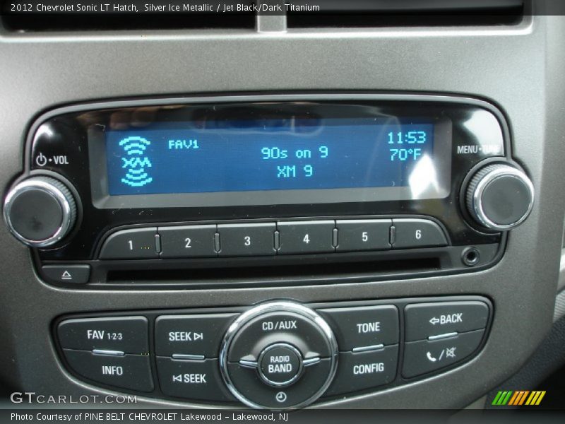 Audio System of 2012 Sonic LT Hatch