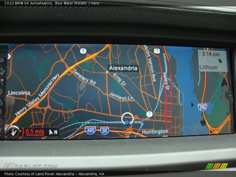 Navigation of 2010 X6 ActiveHybrid