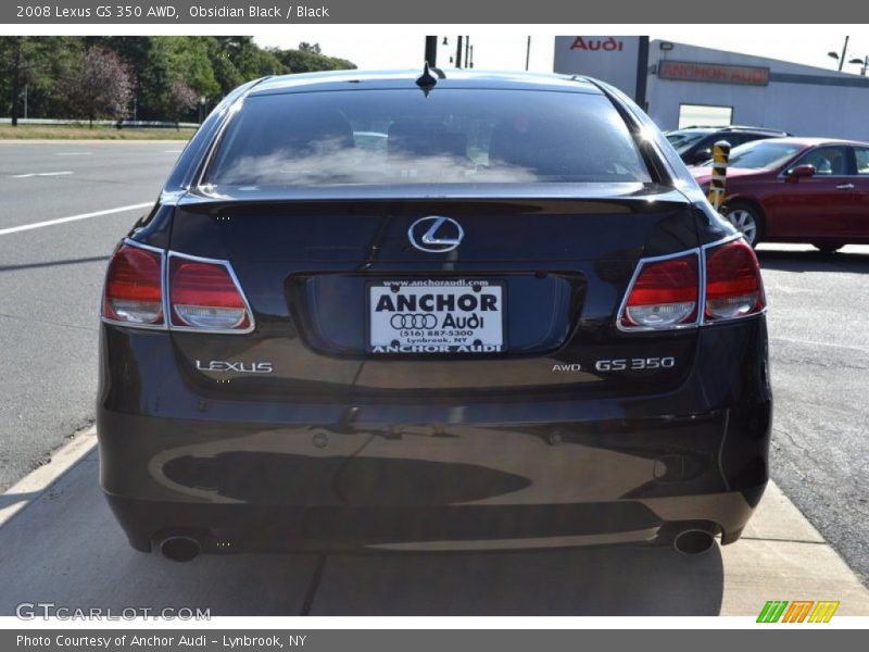 Obsidian Black / Black 2008 Lexus GS 350 AWD