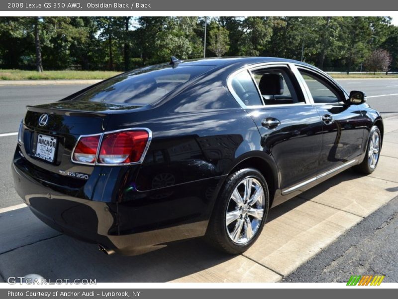 Obsidian Black / Black 2008 Lexus GS 350 AWD