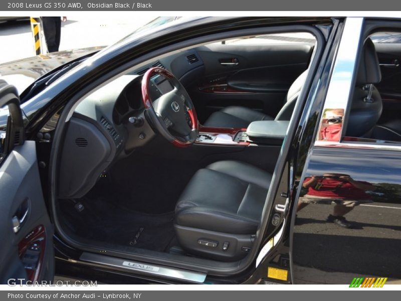 Obsidian Black / Black 2008 Lexus GS 350 AWD