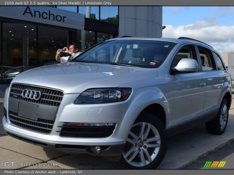 Ice Silver Metallic / Limestone Grey 2009 Audi Q7 3.6 quattro