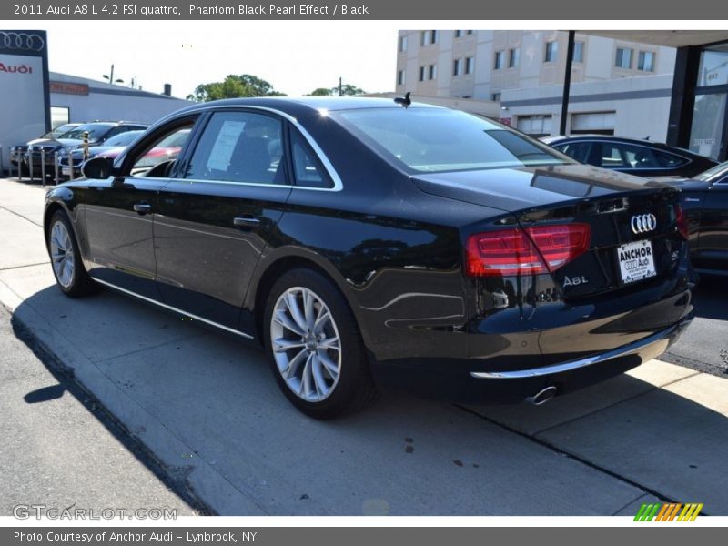 Phantom Black Pearl Effect / Black 2011 Audi A8 L 4.2 FSI quattro
