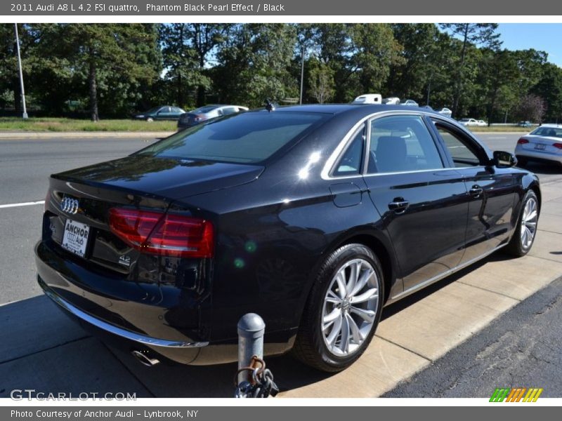 Phantom Black Pearl Effect / Black 2011 Audi A8 L 4.2 FSI quattro