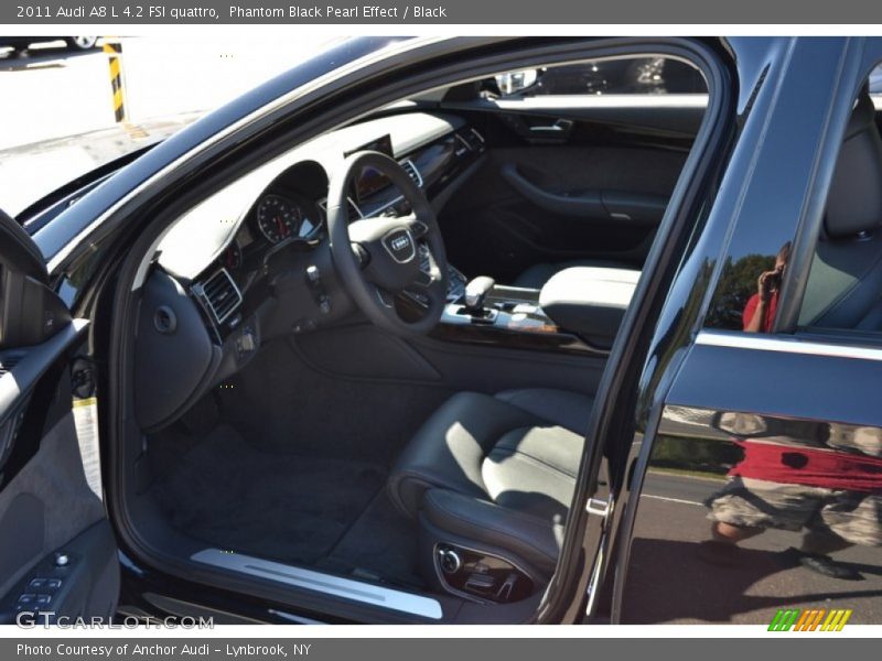 Phantom Black Pearl Effect / Black 2011 Audi A8 L 4.2 FSI quattro