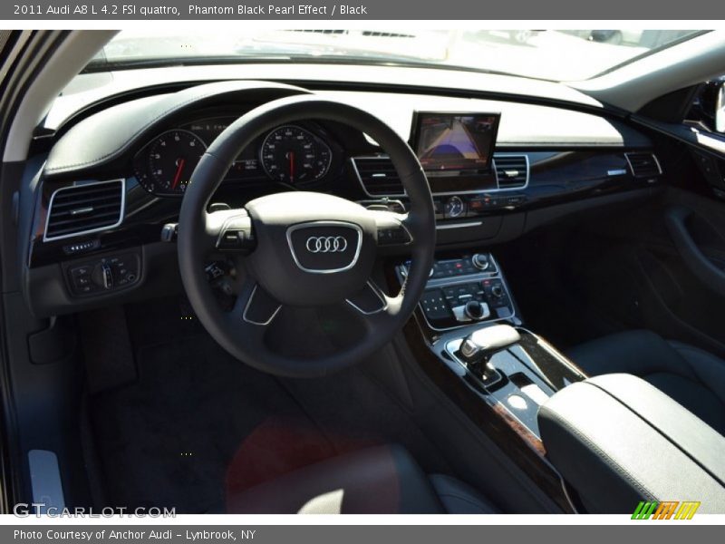 Phantom Black Pearl Effect / Black 2011 Audi A8 L 4.2 FSI quattro