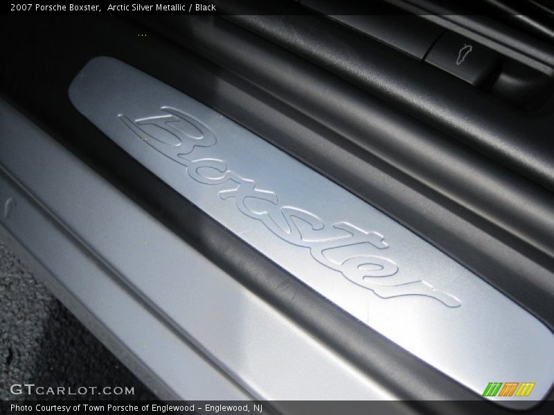 Arctic Silver Metallic / Black 2007 Porsche Boxster