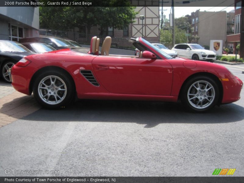 Guards Red / Sand Beige 2008 Porsche Boxster