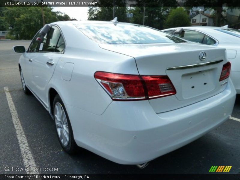 Starfire White Pearl / Parchment 2011 Lexus ES 350