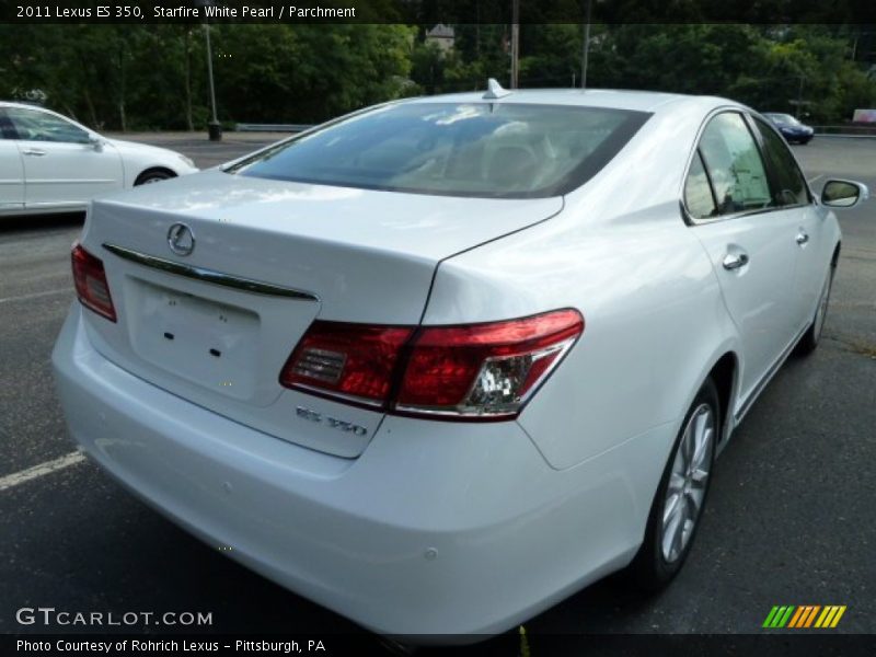 Starfire White Pearl / Parchment 2011 Lexus ES 350
