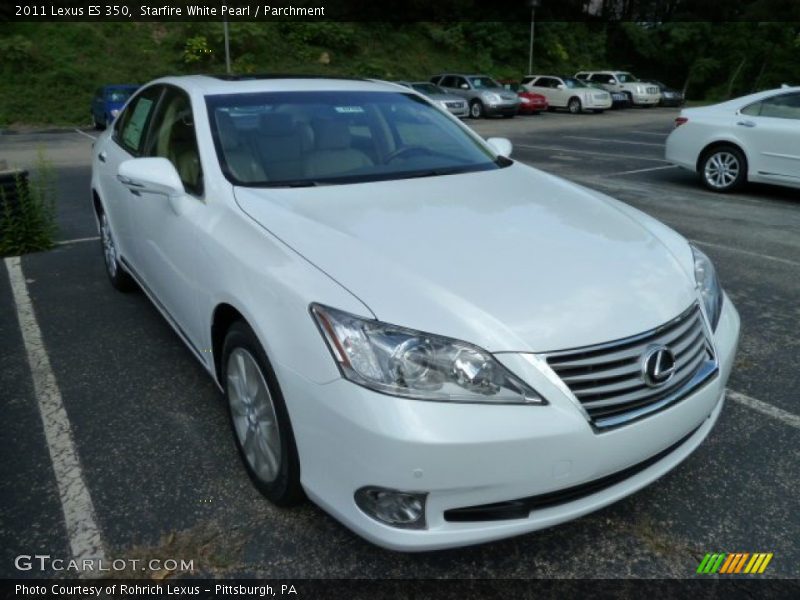 Starfire White Pearl / Parchment 2011 Lexus ES 350