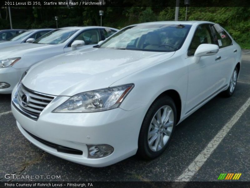 Starfire White Pearl / Parchment 2011 Lexus ES 350