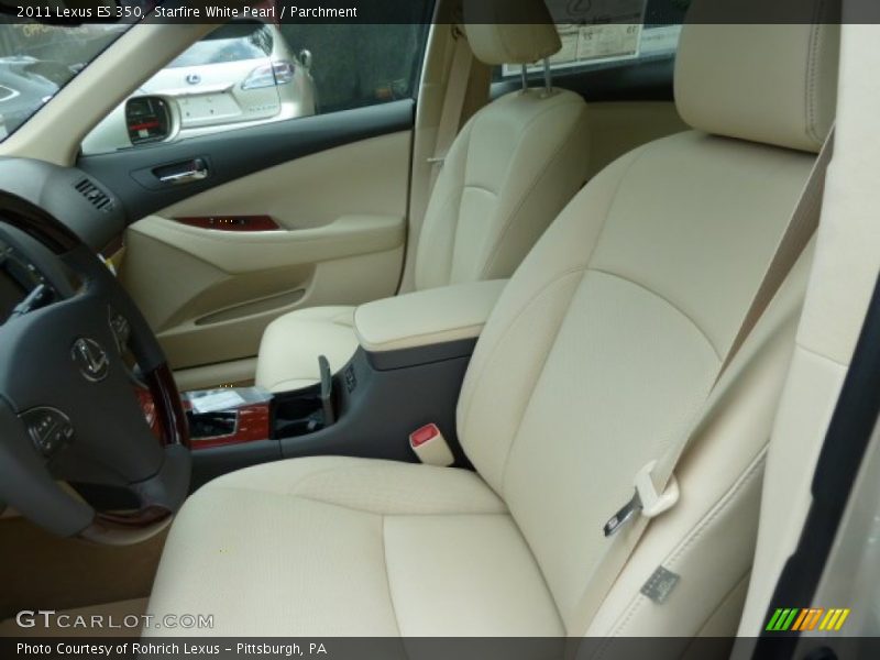 Starfire White Pearl / Parchment 2011 Lexus ES 350