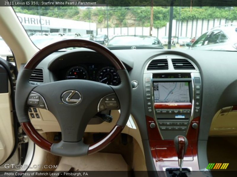Starfire White Pearl / Parchment 2011 Lexus ES 350