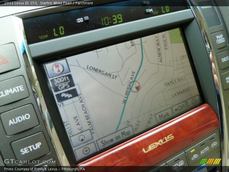Starfire White Pearl / Parchment 2011 Lexus ES 350
