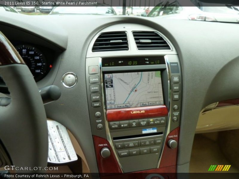 Starfire White Pearl / Parchment 2011 Lexus ES 350