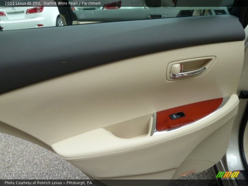 Starfire White Pearl / Parchment 2011 Lexus ES 350