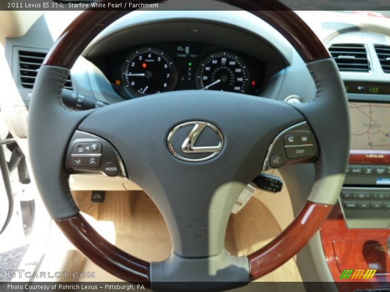Starfire White Pearl / Parchment 2011 Lexus ES 350