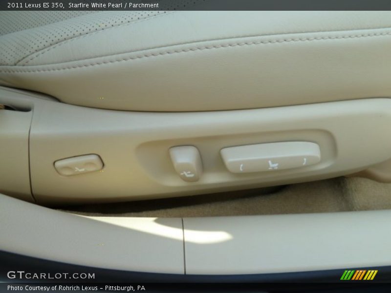 Starfire White Pearl / Parchment 2011 Lexus ES 350