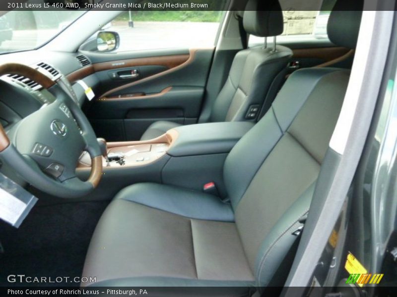  2011 LS 460 AWD Black/Medium Brown Interior