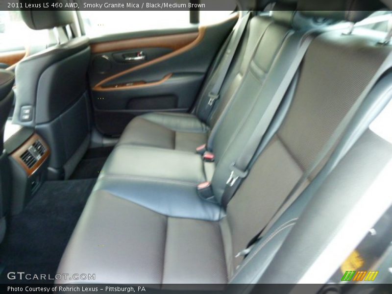 Smoky Granite Mica / Black/Medium Brown 2011 Lexus LS 460 AWD
