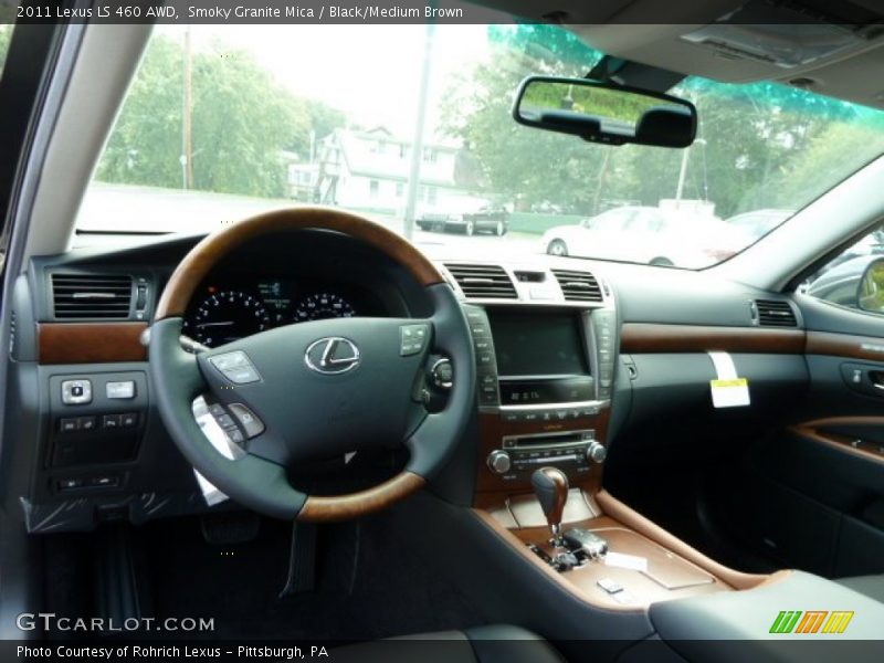  2011 LS 460 AWD Black/Medium Brown Interior