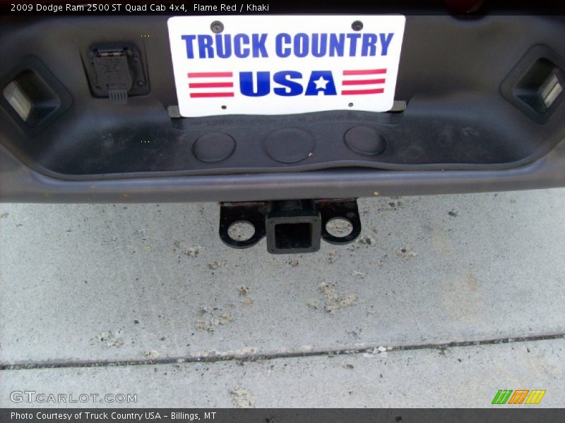 Flame Red / Khaki 2009 Dodge Ram 2500 ST Quad Cab 4x4