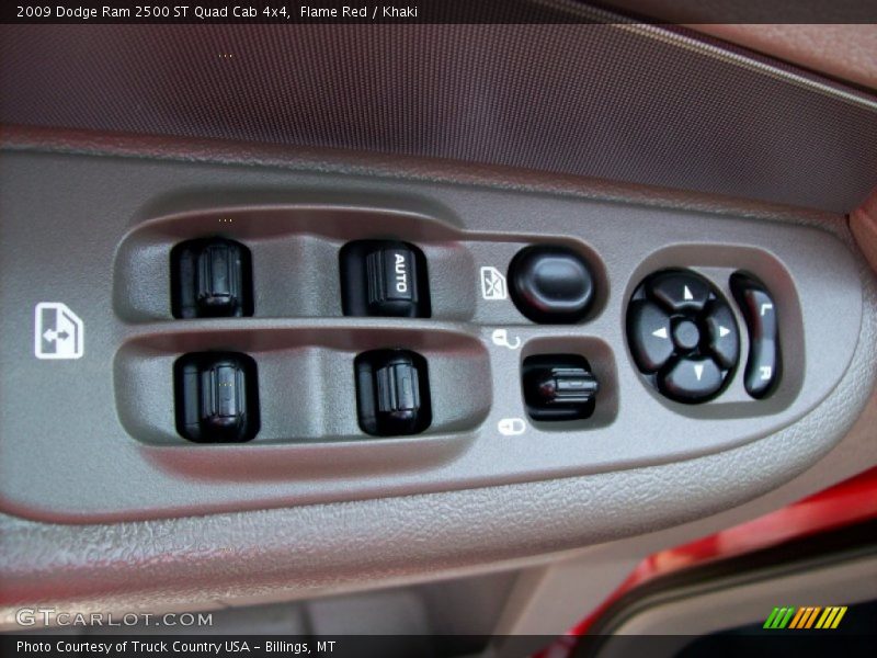 Flame Red / Khaki 2009 Dodge Ram 2500 ST Quad Cab 4x4
