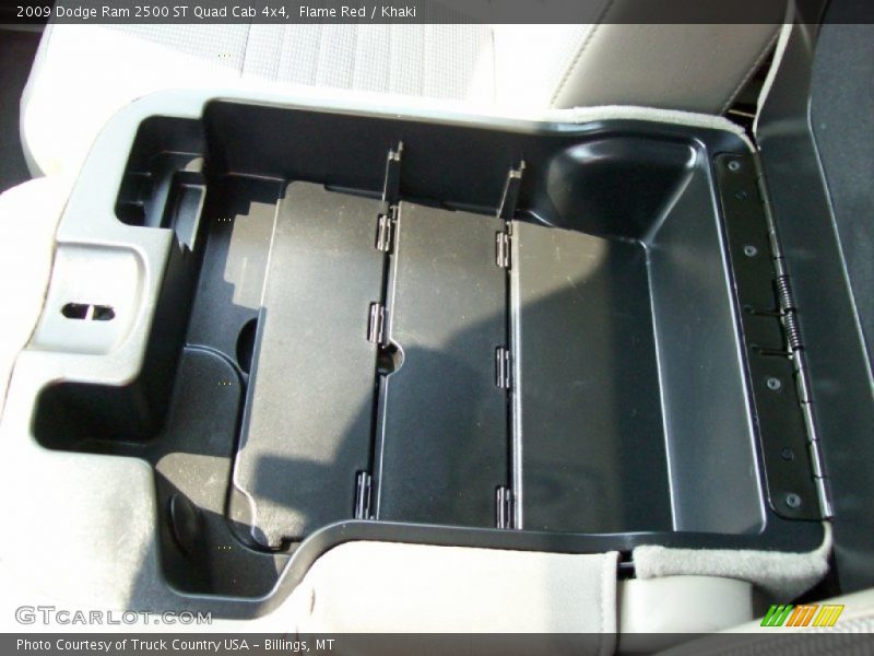 Flame Red / Khaki 2009 Dodge Ram 2500 ST Quad Cab 4x4