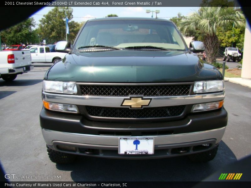 Forest Green Metallic / Tan 2001 Chevrolet Silverado 2500HD LT Extended Cab 4x4