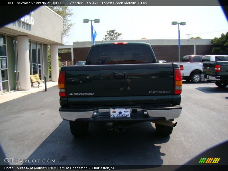Forest Green Metallic / Tan 2001 Chevrolet Silverado 2500HD LT Extended Cab 4x4