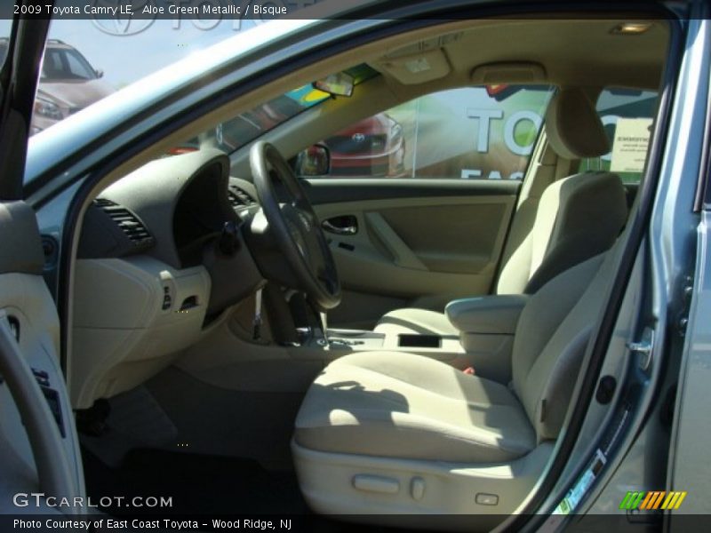 Aloe Green Metallic / Bisque 2009 Toyota Camry LE