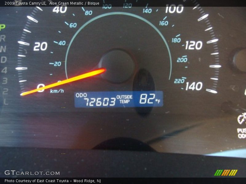 Aloe Green Metallic / Bisque 2009 Toyota Camry LE