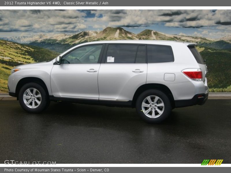 Classic Silver Metallic / Ash 2012 Toyota Highlander V6 4WD