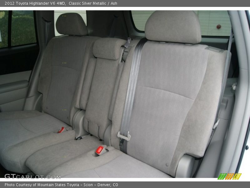  2012 Highlander V6 4WD Ash Interior