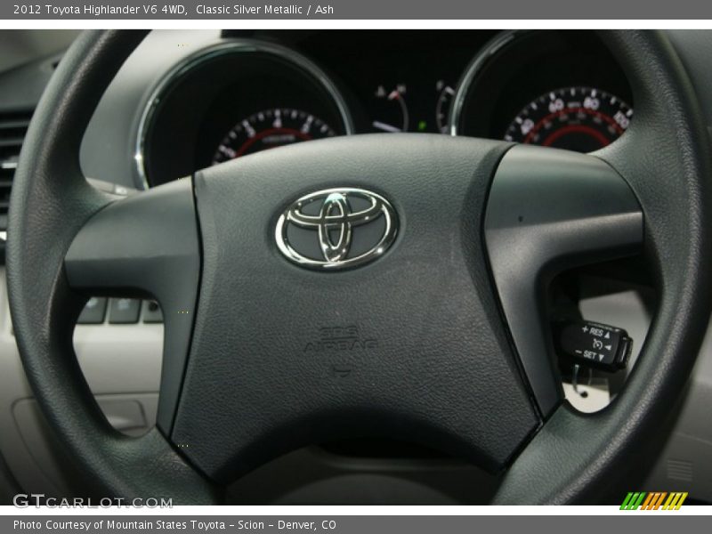 Classic Silver Metallic / Ash 2012 Toyota Highlander V6 4WD