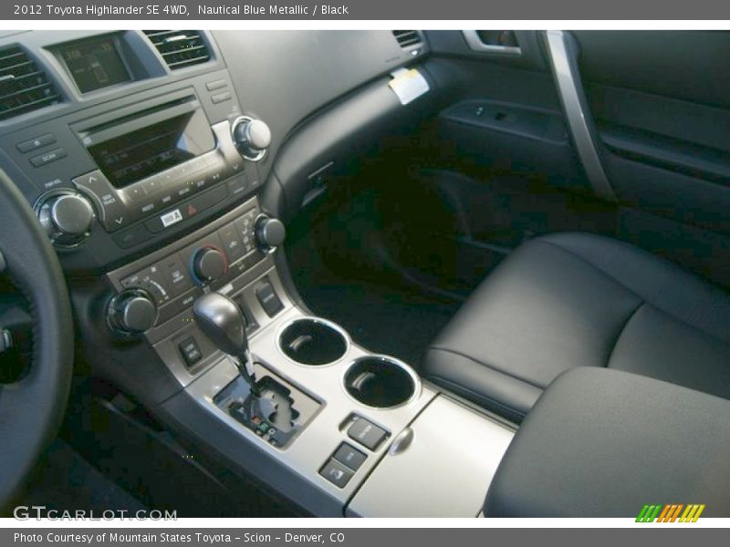Nautical Blue Metallic / Black 2012 Toyota Highlander SE 4WD