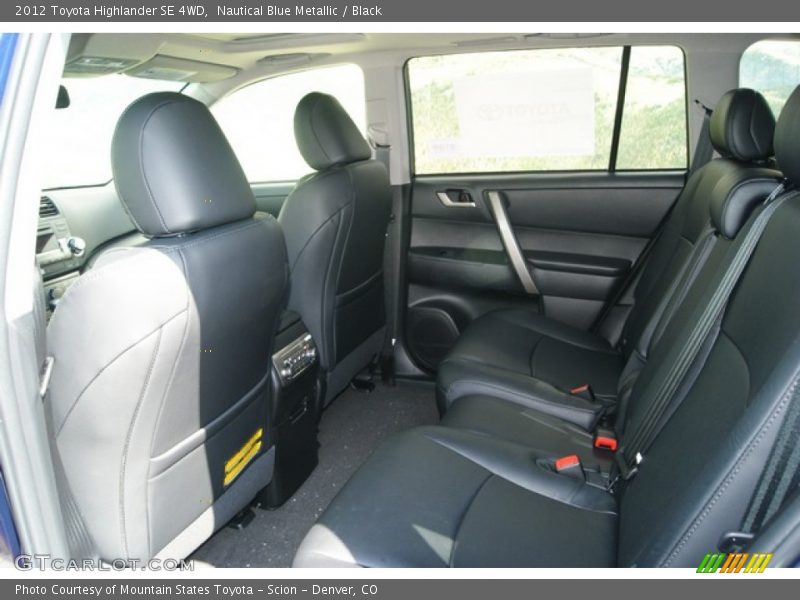  2012 Highlander SE 4WD Black Interior