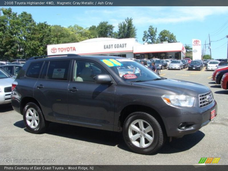 Magnetic Gray Metallic / Ash Gray 2008 Toyota Highlander 4WD