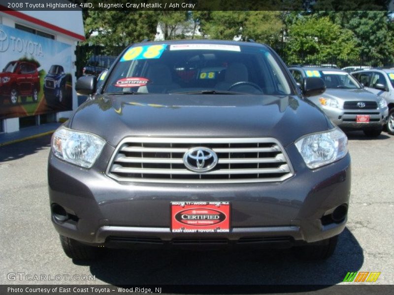 Magnetic Gray Metallic / Ash Gray 2008 Toyota Highlander 4WD