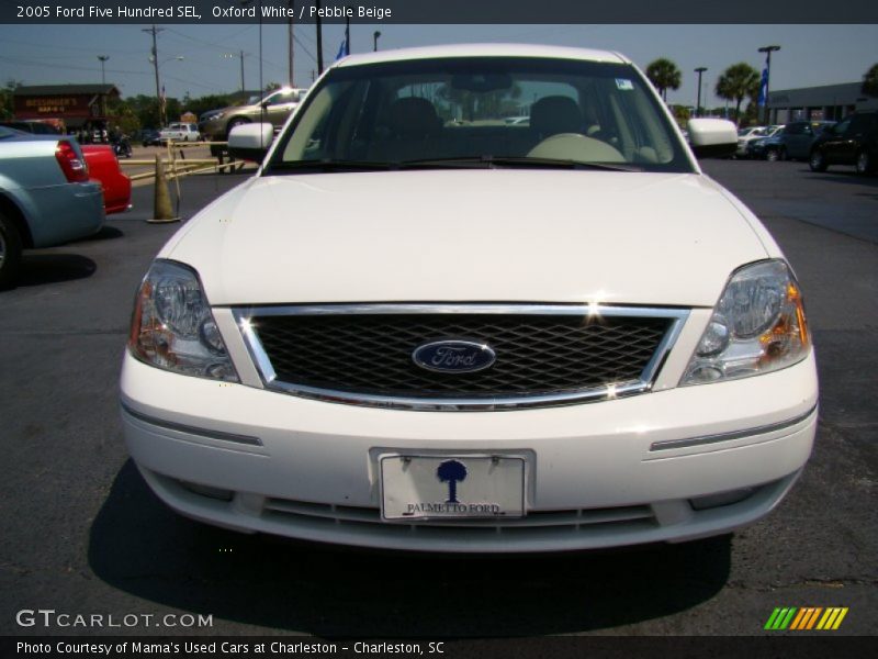 Oxford White / Pebble Beige 2005 Ford Five Hundred SEL