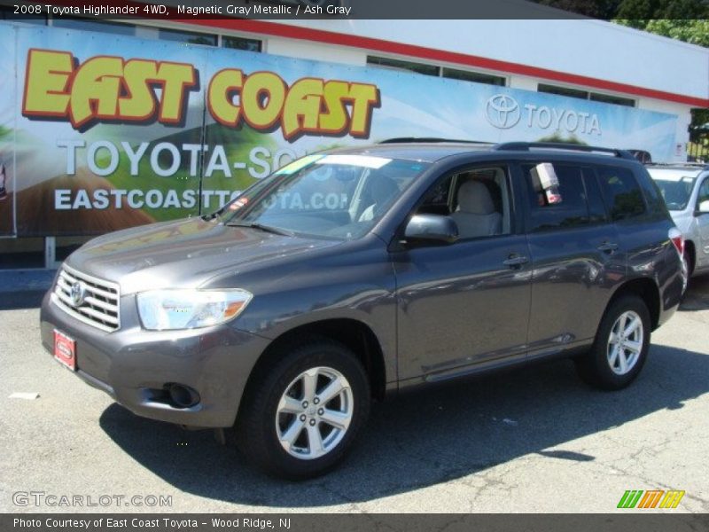 Magnetic Gray Metallic / Ash Gray 2008 Toyota Highlander 4WD