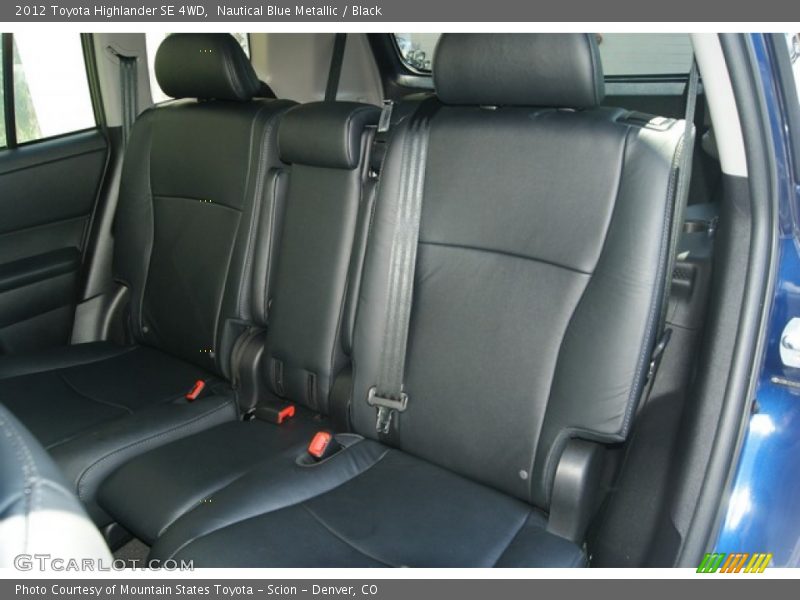  2012 Highlander SE 4WD Black Interior