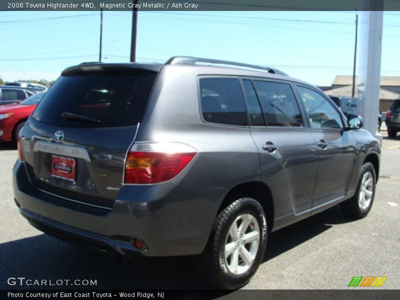 Magnetic Gray Metallic / Ash Gray 2008 Toyota Highlander 4WD