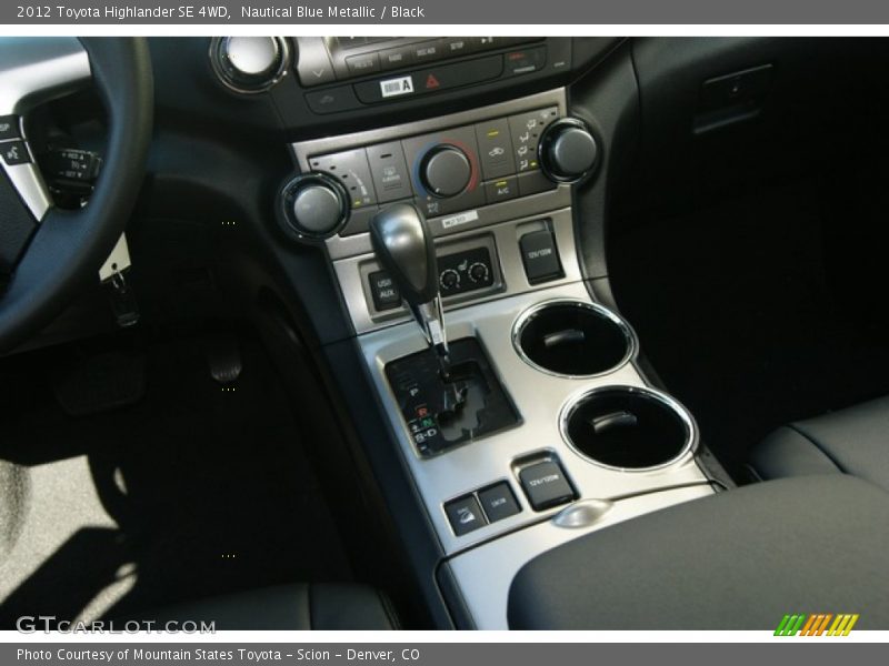 Nautical Blue Metallic / Black 2012 Toyota Highlander SE 4WD